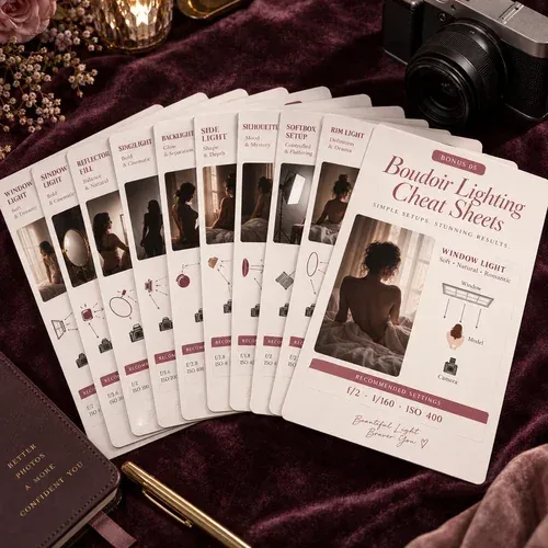 Bonus 05: Boudoir Lighting Cheat Sheets
