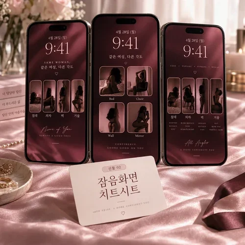 선물 02: 잠금화면 치트 시트